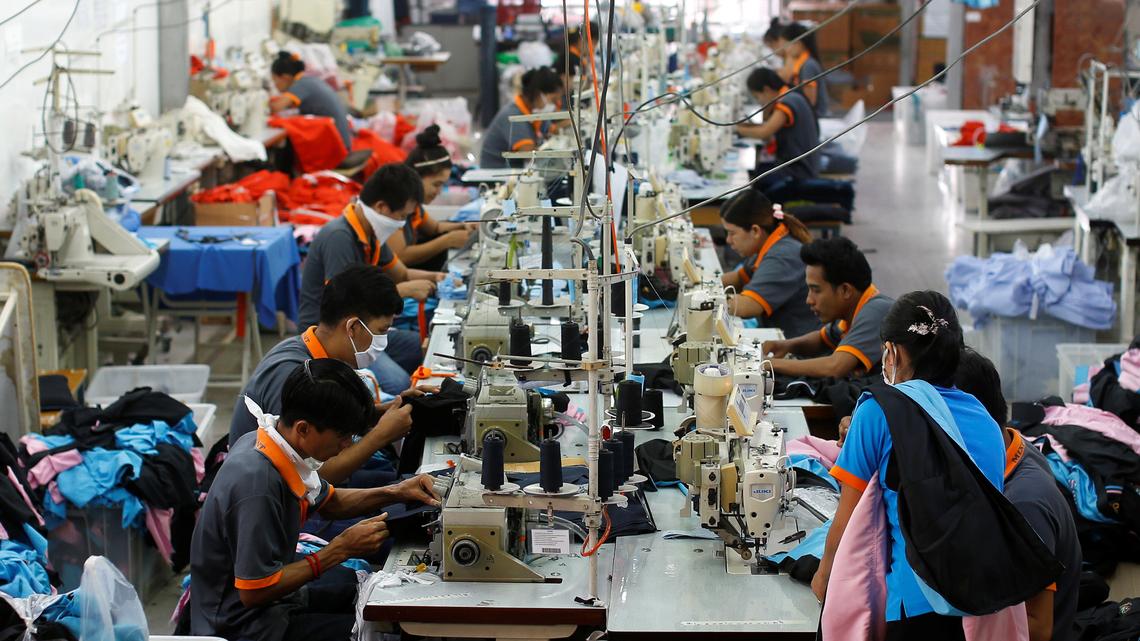 Thai April factory output drops 0.36% on year, below forecast