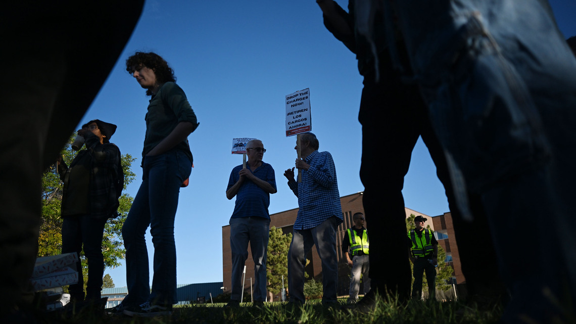 Community rallies around 4 charged in Colorado protests against ICE
