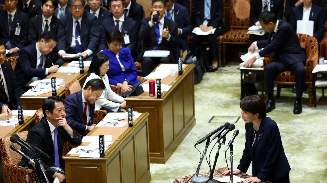 Japan PM says won't rule out debt issuance to fund tax cut