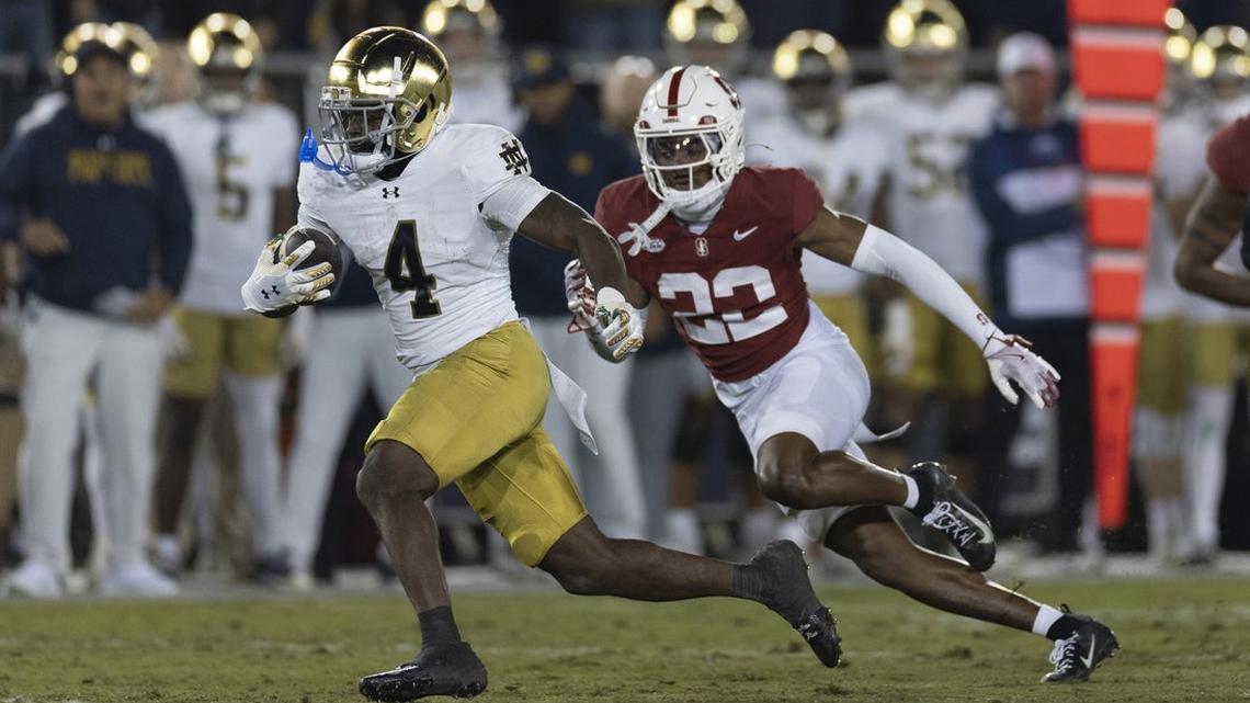 Notre Dame RB Jeremiyah Love plans to run 40 at combine