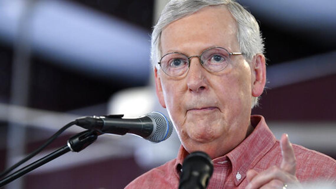 McConnell suggests Senate could look at assault weapons ban, background checks