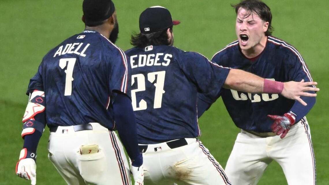Guardians rally, walk off Tigers to sweep doubleheader