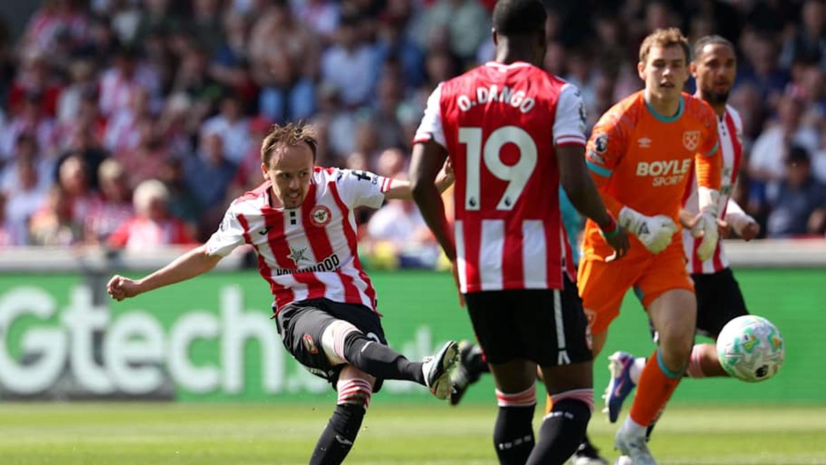  Mikkel Damsgaard continues to impress. | Adrian Dennis/AFP/Getty Images 