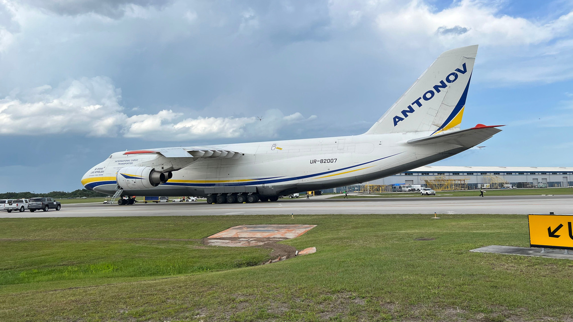 World's biggest cargo plane to visit Melbourne Orlando International Airport 