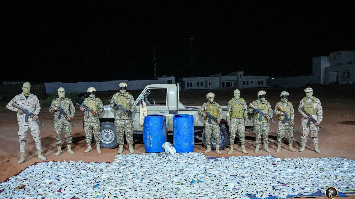 Libya's military seizes narcotics after firefight with smugglers 
