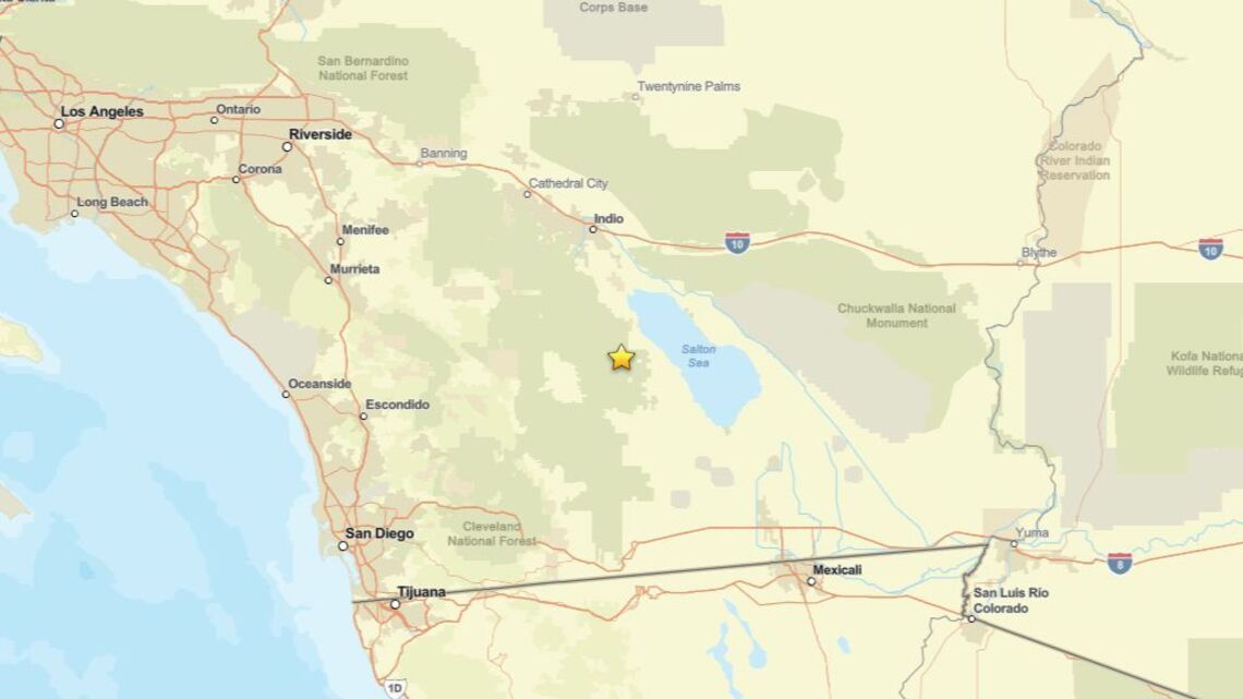 Update: Oct. 8 - 2.2 magnitude earthquake recorded close to Salton City, CA 