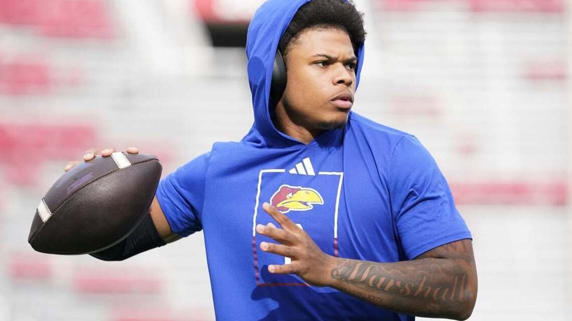 Kansas intent on halting slide vs. Kansas State in Sunflower Showdown    