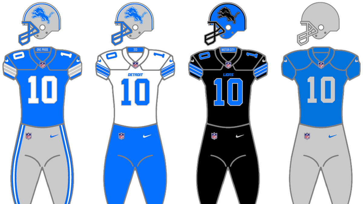  The Lions have some of the league's cleanest uniforms. | Photo via Wikipedia. 