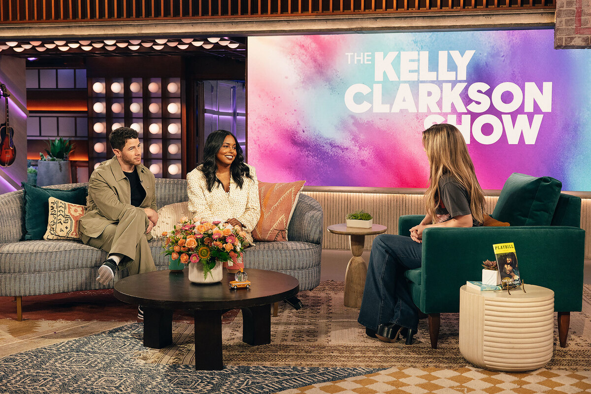 Nick Jonas, Adrienne Warren, and Kelly Clarkson.