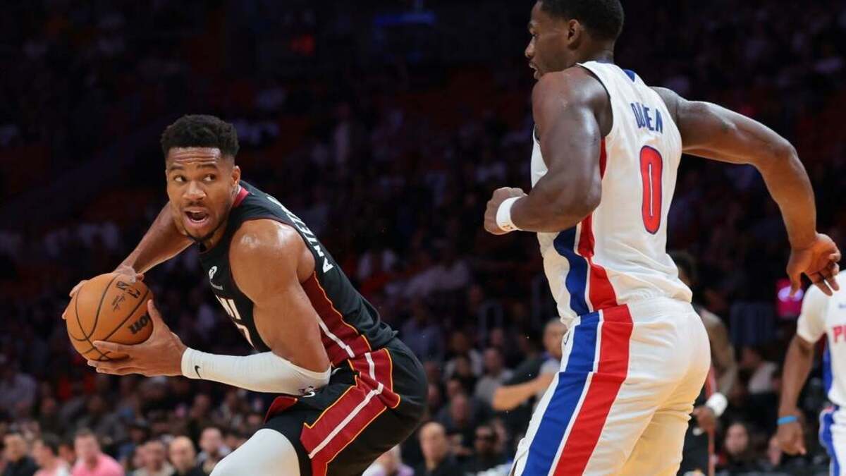 Pistons jump out to big lead, hand Heat second straight loss | Kansas ...