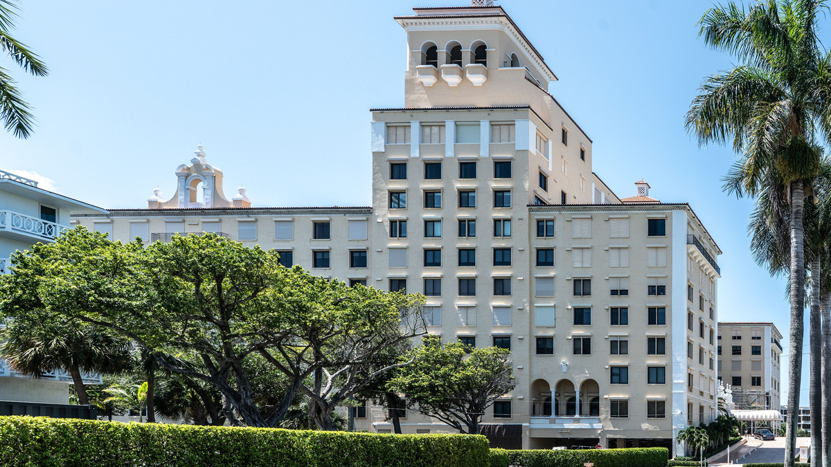 Just sold for a recorded $22 million at the Palm Beach Biltmore, the Alba Suite condominium is on the southeast corner of the lobby level in the building at 150 Bradley Place.