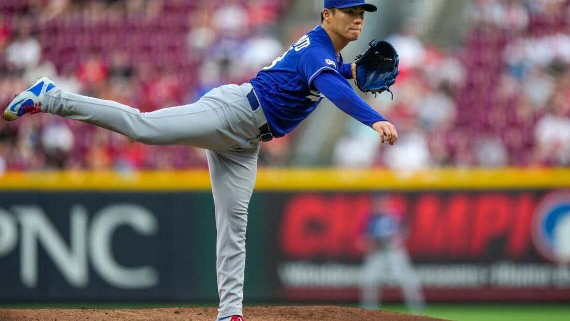 Yamamoto allows one hit over seven scoreless as Dodgers blank Reds