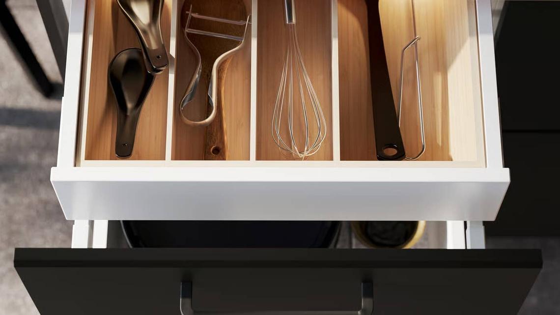 IKEA's New Kitchen Drawer Organizers Are a Dream for Small Kitchens (And They're Affordable!) 
