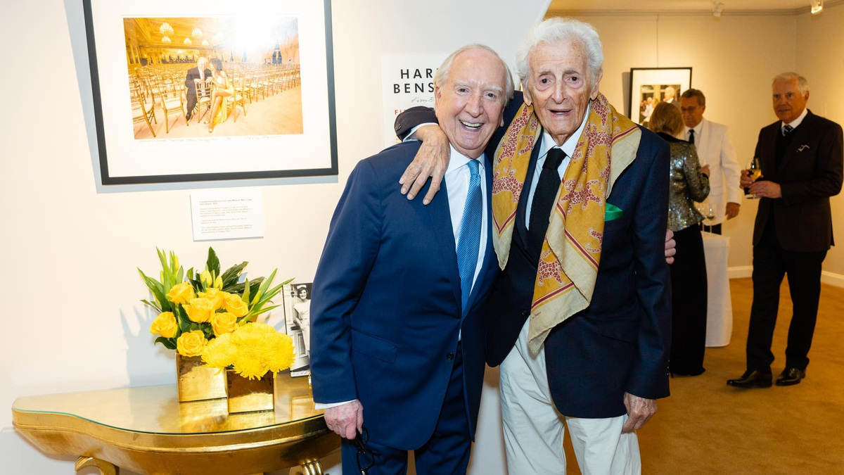James Borynack and Sir Harry Benson