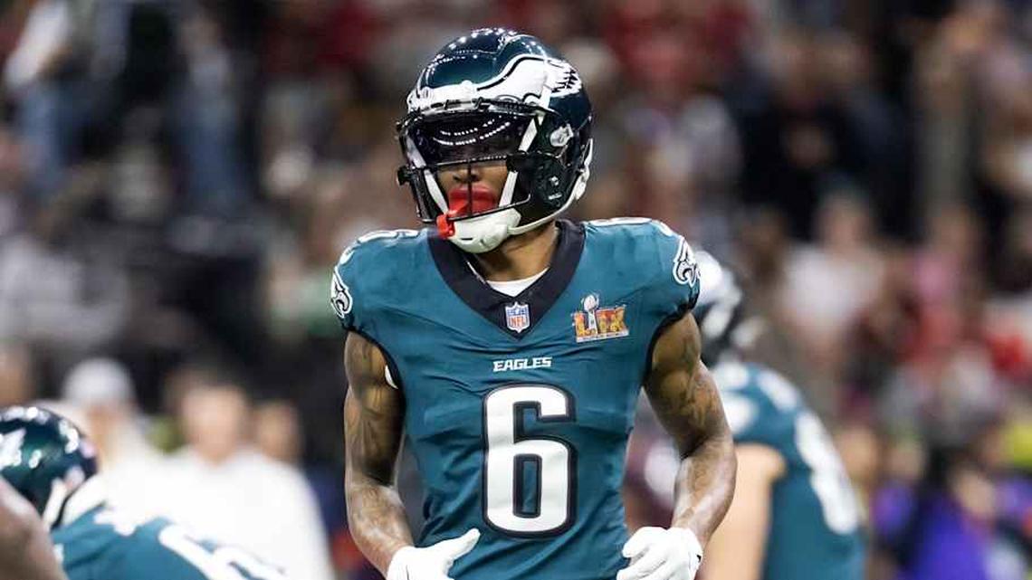  DeVonta Smith helped the Eagles win Super Bowl LIX. | Mark J. Rebilas-Imagn Images 