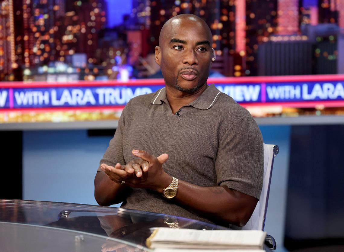 Charlamagne Tha God during an interview on "My View With Lara Trump" at Fox News Studios on July 31, 2025 in New York City. 