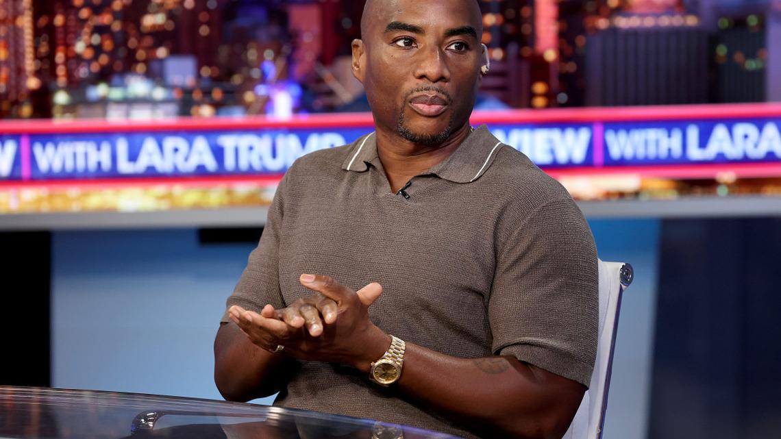 Charlamagne Tha God during an interview on "My View With Lara Trump" at Fox News Studios on July 31, 2025 in New York City.