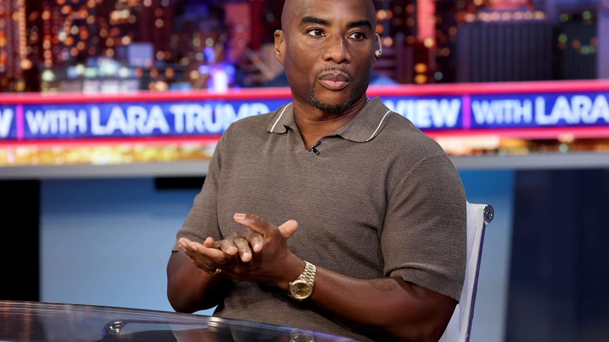 Charlamagne Tha God during an interview on "My View With Lara Trump" at Fox News Studios on July 31, 2025 in New York City.