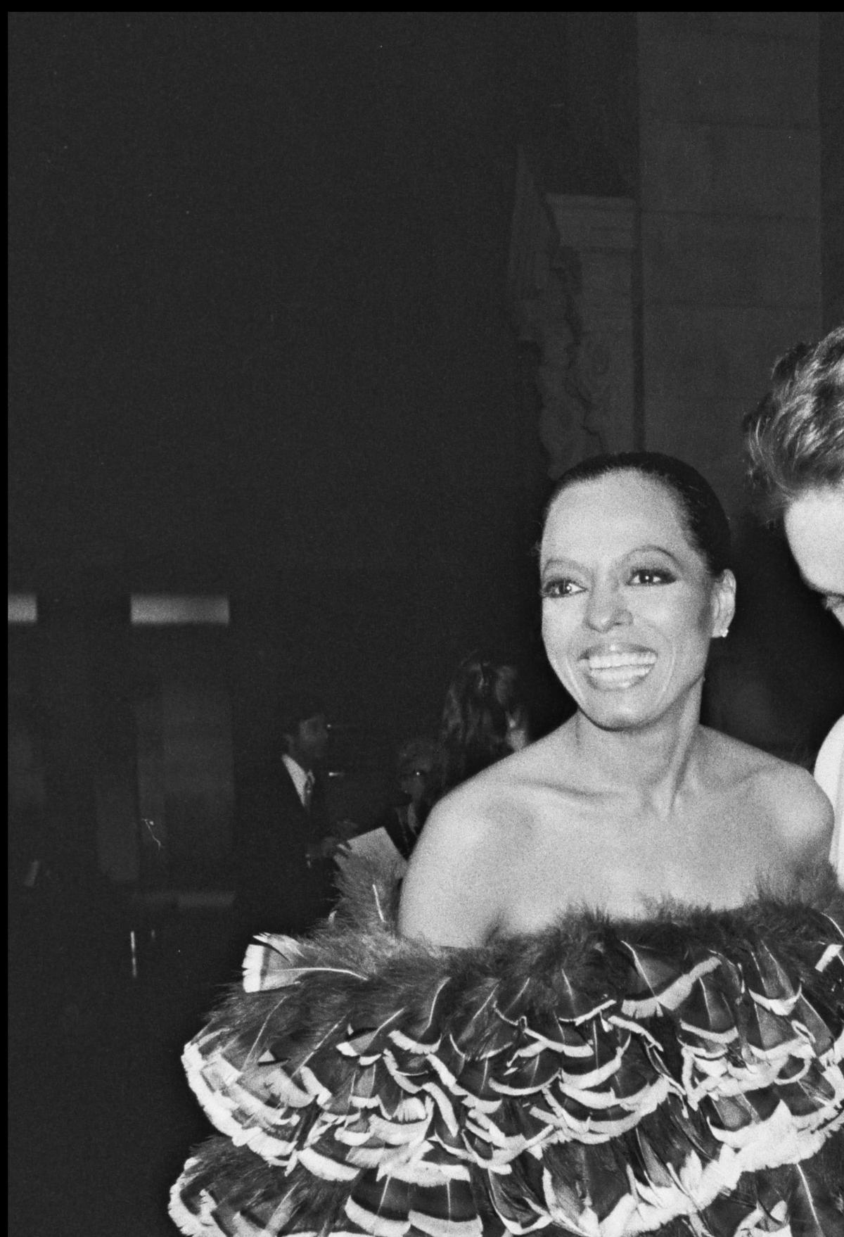 Diana Ross and Patrice Calmettes attend a gala evening at the Metropolitan in New York in 1981.Bertrand Rindoff Petroff / Contributor