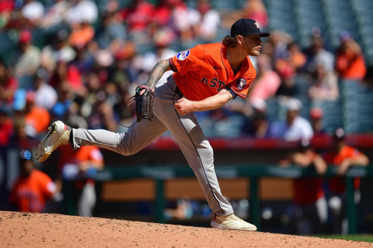 JHouston Astros pitcher Josh Hader (71). Mandatory Credit: Gary A. Vasquez-Imagn Images