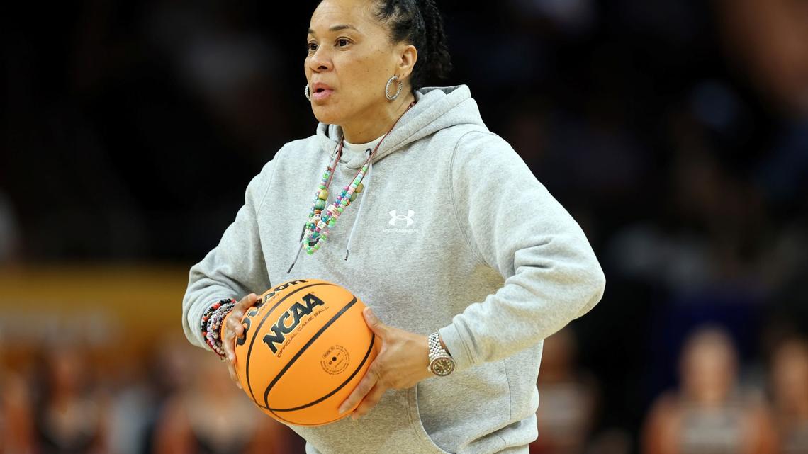 Coach Dawn Staley Breaks Silence On ‘Disheartening' Geno Auriemma Drama 