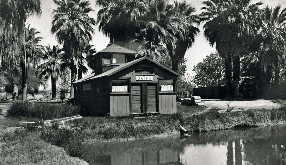 Agua Caliente Band of Cahuilla Indians Bathhouse c. 1915.