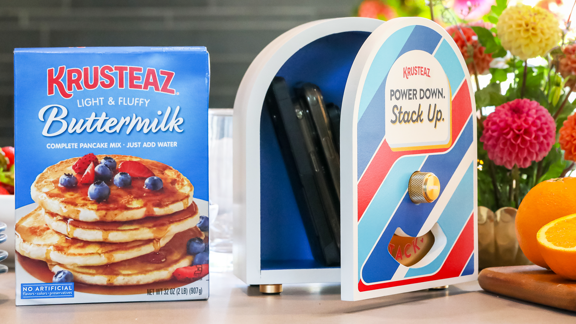 Krusteaz Is Giving Away a Year of Pancake Mix So You'll Put Your Phone Away 