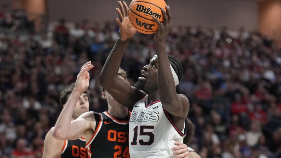No. 12 Gonzaga defeats Oregon State to move into WCC final 