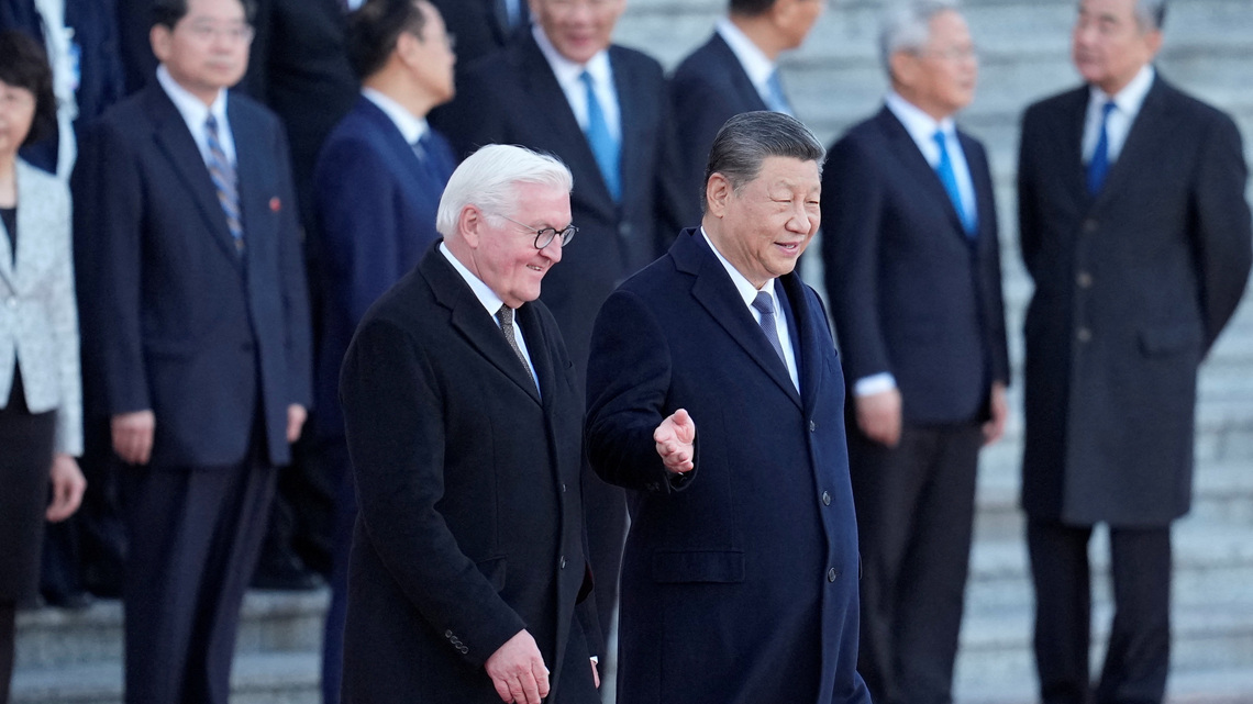 China's Xi calls on EU to work with China, says Beijing handles ties with sincerity, goodwill 