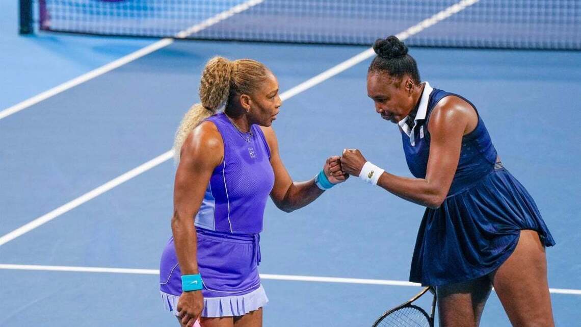 Williams sisters, teaming for first time since '22, lose in Cincy opener 