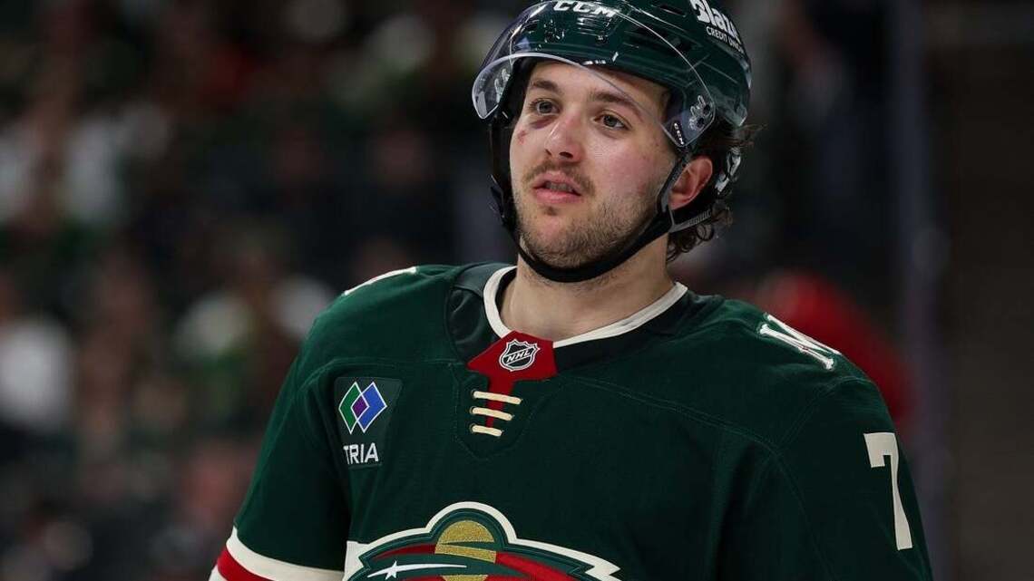 Wild D Brock Faber day-to-day after taking puck to head 