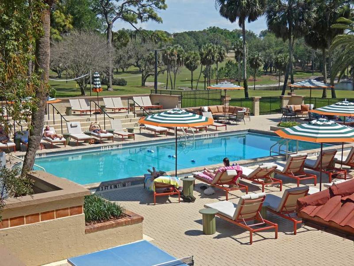  The resort pool. Photo credit: Kathleen Walls 