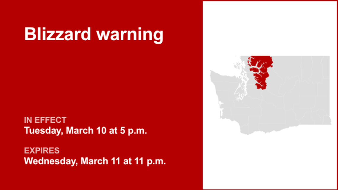 UPDATE: The NWS issues blizzard warning until early Thursday morning 