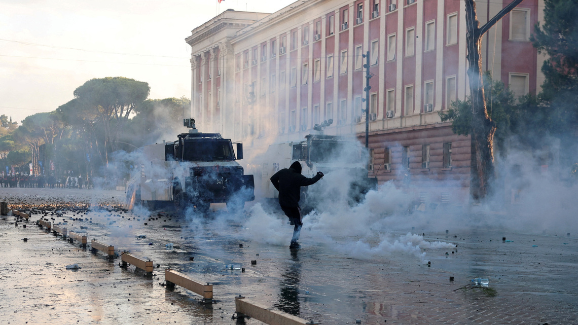 'Our land, our Albania': young lawmaker demands new future as protests rage 