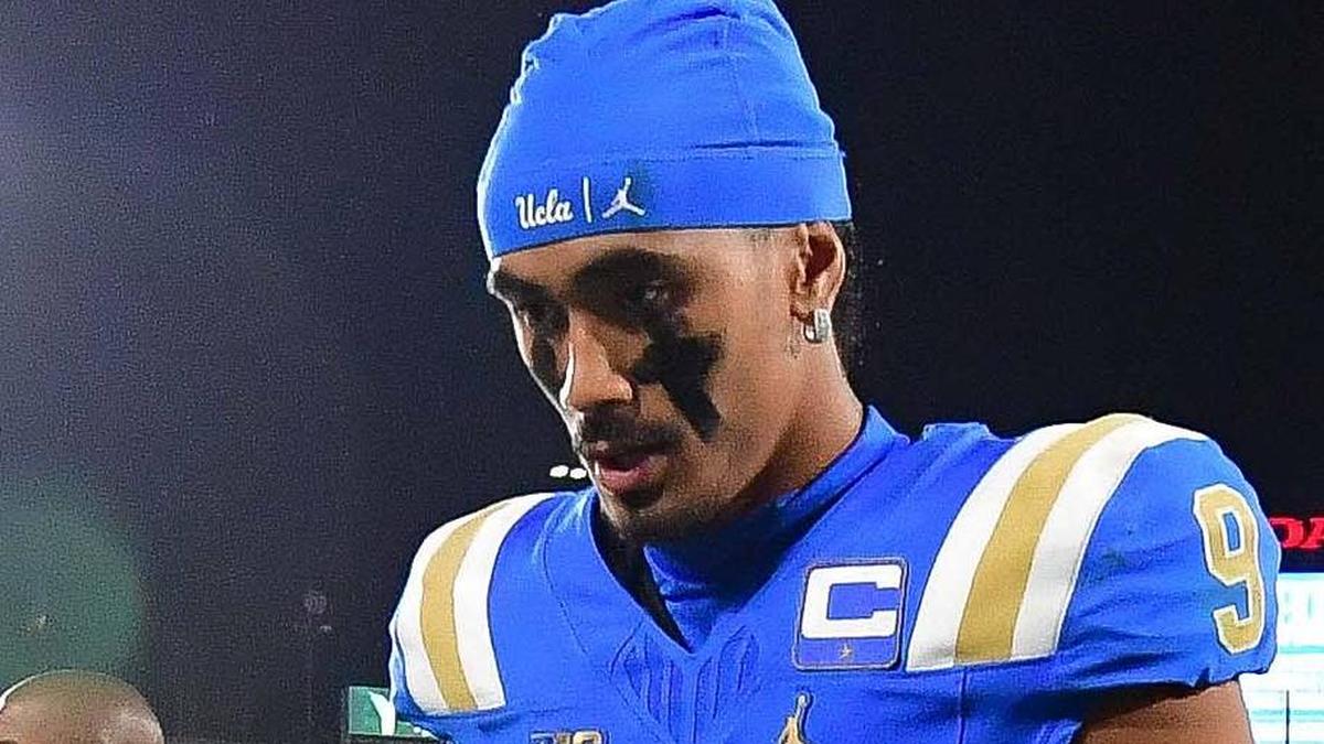  Aug 30, 2025; Pasadena, California, USA; UCLA Bruins quarterback Nico Iamaleava (9) leaves the field following the loss aganst the Utah Utes at Rose Bowl. Mandatory Credit: Gary A. Vasquez-Imagn Images | Gary A. Vasquez-Imagn Images 