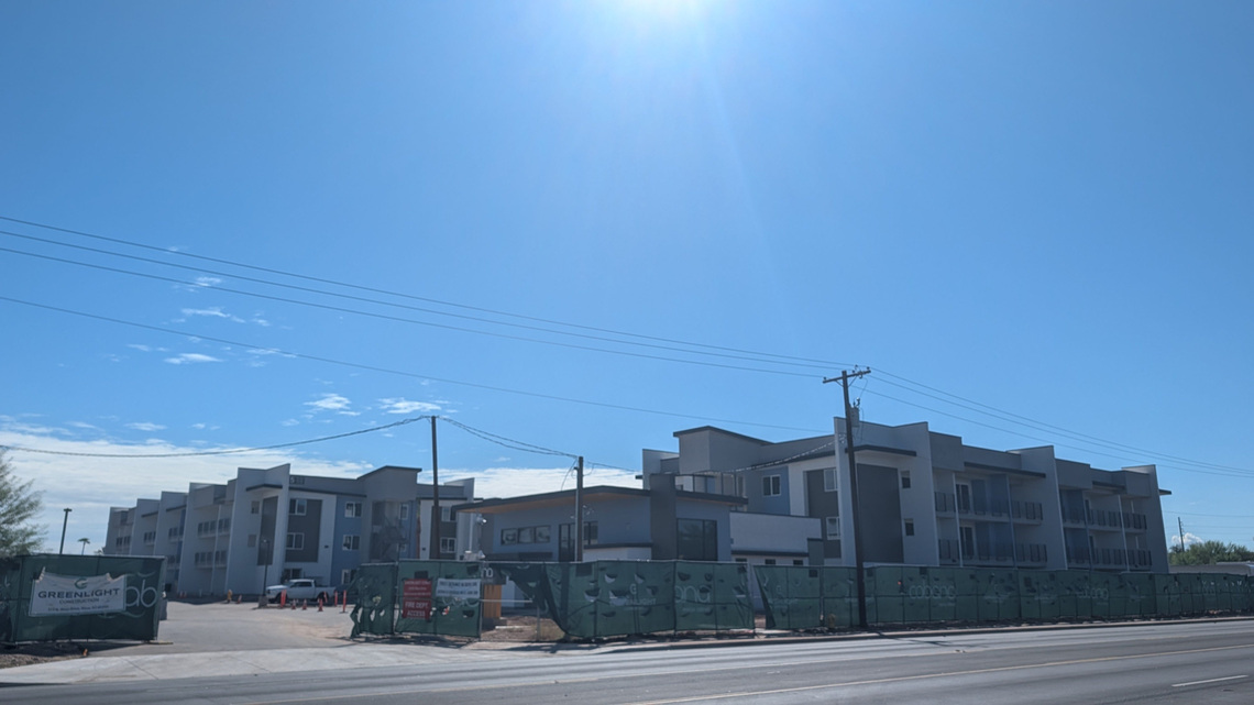 What's going up at the former site of Mesa's General Hospital?