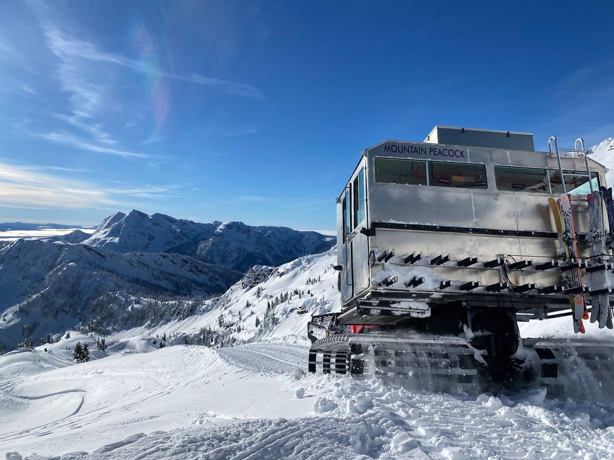  The new snowcat cab in its previous habitat.