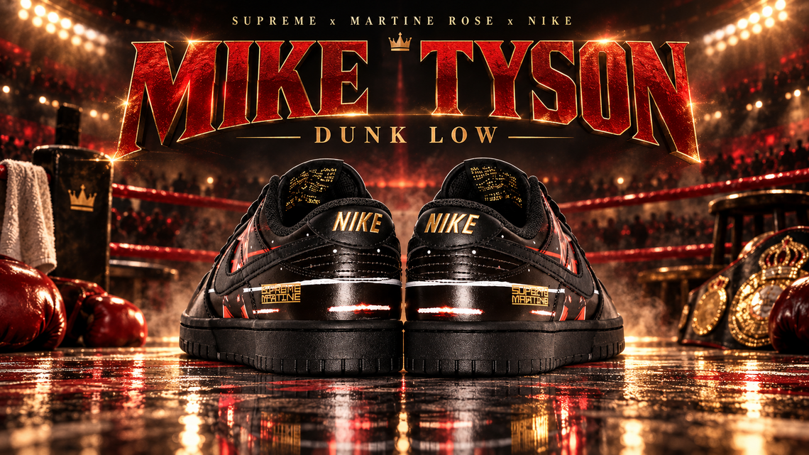 Supreme Martine Rose Nike Dunk Mike Tyson Release Date