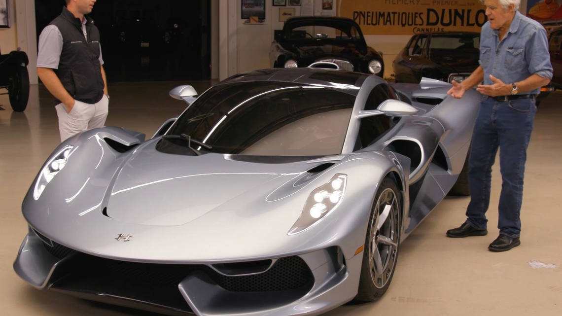 Jay Leno Gets a Look at Hennessey's $2.5M Manual V8 Hypercar 