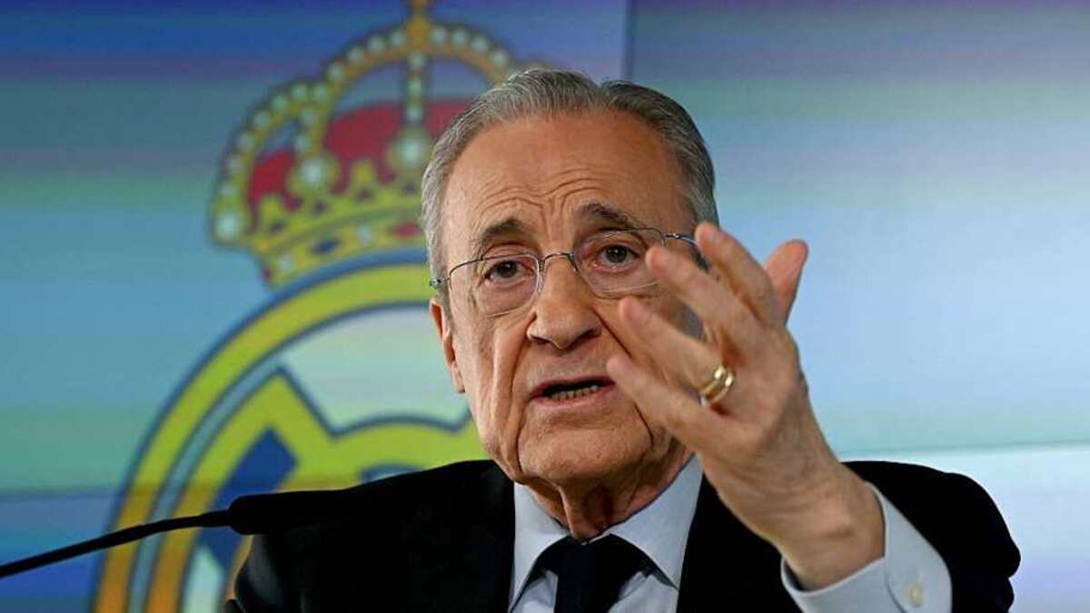  Florentino Pérez let it rip in his emergency press conference. | Javier Soriano/AFP/Getty Images 