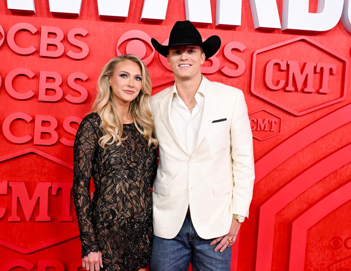 Hallie Ray Light and Parker McCollum, 2024Gilbert Flores/Billboard via Getty Images