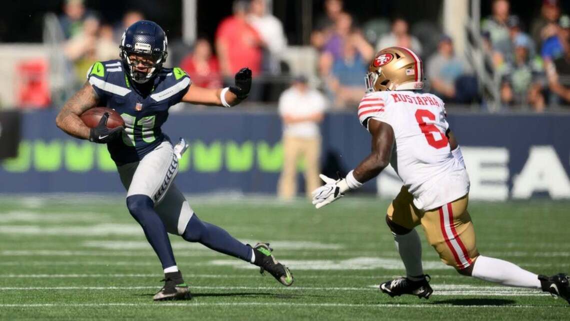 49ers capitalize on four turnovers to down Seahawks, remain undefeated 