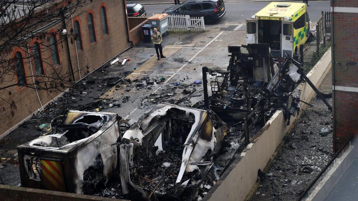 Jewish volunteer ambulances destroyed in arson attack in London 