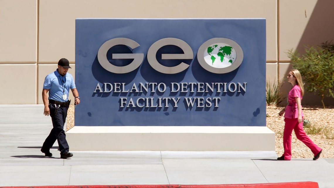 Dozens protest ICE facility following shooting of protester