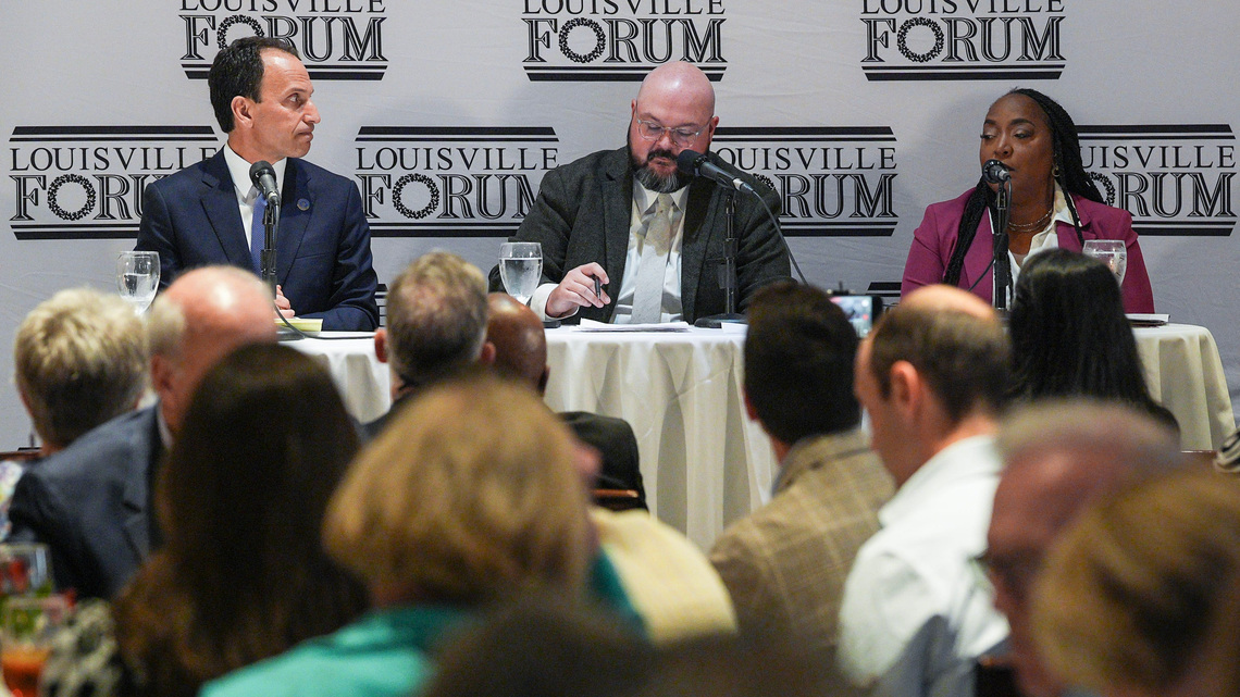 Louisville mayoral candidates debate data centers, public safety, more