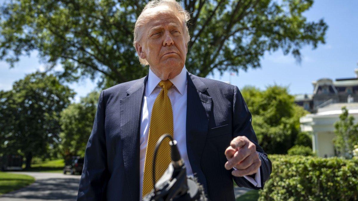 President Donald Trump's administration is considering a settlement of Trump's lawsuits against the federal government that would see $1.7 billion made available to reimburse his allies for legal fees. Photo by Bonnie Cash/UPI