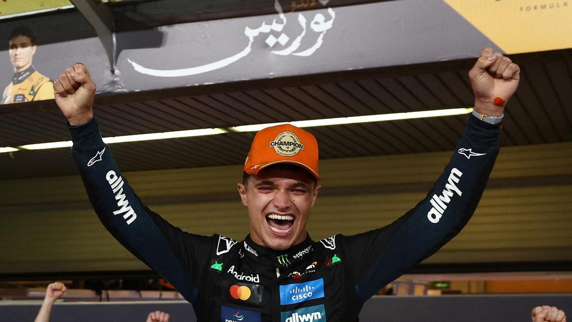 Lando Norris posts fastest lap time at Bahrain preseason testing 