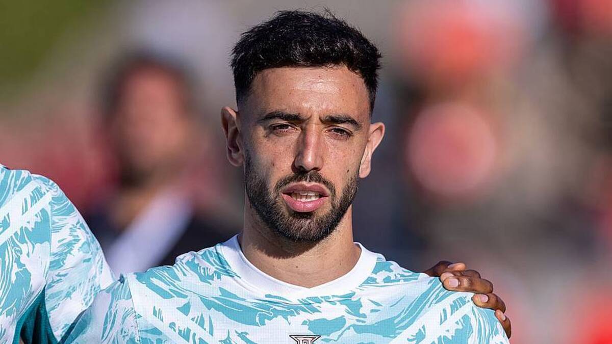  Bruno Fernandes enjoyed a record-breaking Premier League campaign. | Miguel Lemos/NurPhoto/Getty Images 