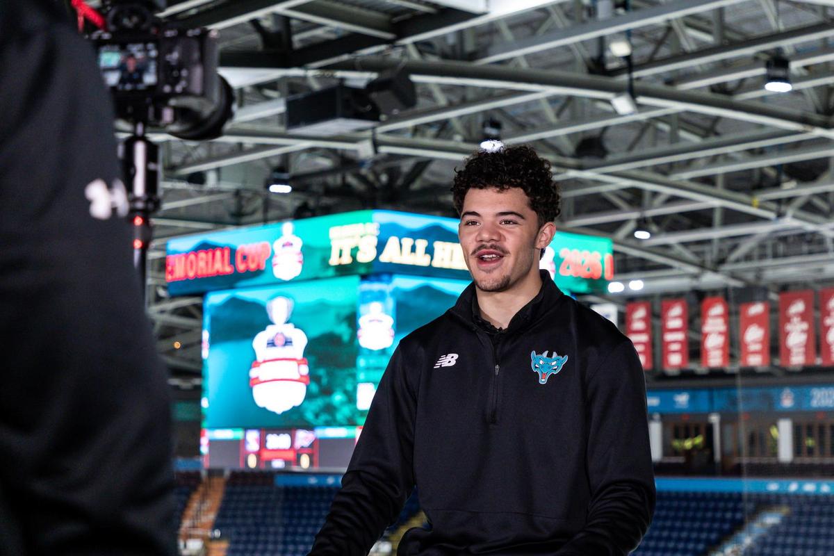  Tij Iginla scored 90 points in 48 games this season for the Kelowna Rockets. (Steve Dunsmoor-CHL) 