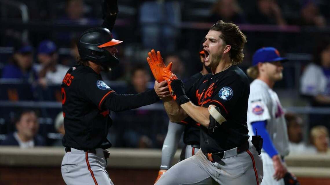Coby Mayo's inside-the-park home run propels Orioles past Mets